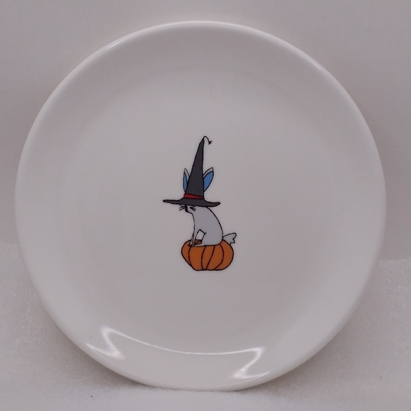 Magenta Designer Collection "JACK'S PUMPKINS" PLATES Bunny 6" Diameter Set of 4 - Picture 2 of 12